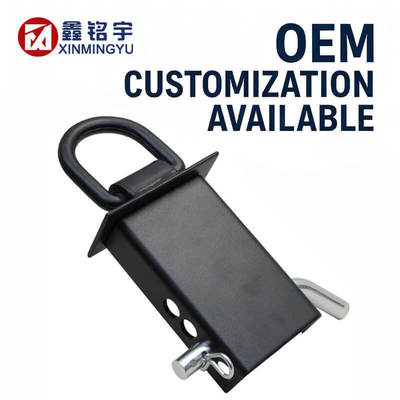 Καλή τιμή Removable D-Ring Tie-Downs for Stake Pockets – Flatbed & Utility Trailers, Includes Hitch Pin, Black Heavy-Duty, Factory Direct OEM Customizable σε απευθείας σύνδεση